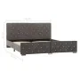 Estructura de cama de terciopelo gris 160x200 cm de vidaXL, Camas y somieres - Ref: Foro24-286833, Precio: 364,08 €, Descuent...