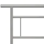 Gray metal bed frame 160x200 cm by vidaXL, Beds and slatted bases - Ref: Foro24-324834, Price: 105,91 €, Discount: %