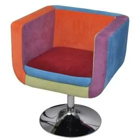 Fabric Patchwork Cube Design Armchair by vidaXL, Armchairs - Ref: Foro24-240813, Price: 181,89 €, Discount: %