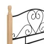 Black metal bed frame 100x200 cm by vidaXL, Beds and slatted bases - Ref: Foro24-324940, Price: 124,87 €, Discount: %