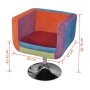Stoff-Patchwork-Würfel-Design-Sessel von vidaXL, Sessel - Ref: Foro24-240813, Preis: 181,86 €, Rabatt: %