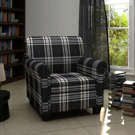 Armchair with black fabric cushion by vidaXL, Armchairs - Ref: Foro24-240977, Price: 210,90 €, Discount: %