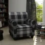 Sessel mit schwarzem Stoffkissen von vidaXL, Sessel - Ref: Foro24-240977, Preis: 210,89 €, Rabatt: %