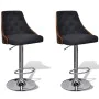 Barhocker 2 Einheiten aus Stoff mit verstellbarer Höhe von vidaXL, Küchenhocker - Ref: Foro24-241056, Preis: 158,40 €, Rabatt: %