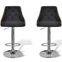 Barhocker 2 Einheiten aus Stoff mit verstellbarer Höhe von vidaXL, Küchenhocker - Ref: Foro24-241056, Preis: 158,40 €, Rabatt: %