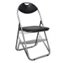 Folding dining chairs 2 pcs synthetic leather and black steel by vidaXL, Folding stools and chairs - Ref: Foro24-241494, Pric...