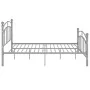 Graues Metallbettgestell 120x200 cm von vidaXL, Betten und Lattenroste - Ref: Foro24-324975, Preis: 89,95 €, Rabatt: %