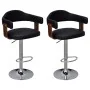Kitchen stools 2 units white curved wood by vidaXL, Kitchen stools - Ref: Foro24-241690, Price: 168,57 €, Discount: %