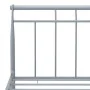 Gray metal bed frame 120x200 cm by vidaXL, Beds and slatted bases - Ref: Foro24-325038, Price: 90,22 €, Discount: %