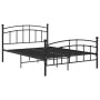 Schwarzer Metallbettrahmen 200x200 cm von vidaXL, Betten und Lattenroste - Ref: Foro24-324985, Preis: 149,27 €, Rabatt: %