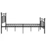 Schwarzer Metallbettrahmen 200x200 cm von vidaXL, Betten und Lattenroste - Ref: Foro24-324985, Preis: 149,27 €, Rabatt: %