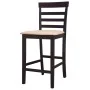 Kitchen bar stools 2 units brown fabric by vidaXL, Kitchen stools - Ref: Foro24-241704, Price: 149,07 €, Discount: %