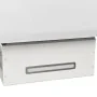 Wall-mounted extractor hood in white tempered glass and stainless steel, 90 cm. by vidaXL, Extractors - Ref: Foro24-51670, Pr...