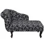 Diván de tela blanca y negra de vidaXL, Divanes - Ref: Foro24-242403, Precio: 224,72 €, Descuento: %