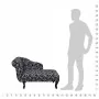 Diván de tela blanca y negra de vidaXL, Divanes - Ref: Foro24-242403, Precio: 224,72 €, Descuento: %