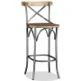 Massiver Küchenhocker aus Mangoholz von vidaXL, Küchenhocker - Ref: Foro24-244593, Preis: 162,12 €, Rabatt: %