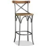 Massiver Küchenhocker aus Mangoholz von vidaXL, Küchenhocker - Ref: Foro24-244593, Preis: 162,12 €, Rabatt: %