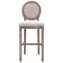 Taburete de cocina 2 unidades lino blanco de vidaXL, Taburetes de cocina - Ref: Foro24-245352, Precio: 342,84 €, Descuento: %