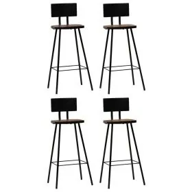 Kitchen stools 4 units solid recycled wood by vidaXL, Kitchen stools - Ref: Foro24-245391, Price: 239,50 €, Discount: %