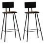 Taburetes de cocina 2 unidades madera maciza reciclada de vidaXL, Taburetes de cocina - Ref: Foro24-245390, Precio: 171,95 €,...
