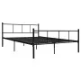 Schwarzer Metallbettrahmen 160x200 cm von vidaXL, Betten und Lattenroste - Ref: Foro24-284640, Preis: 123,70 €, Rabatt: %