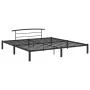 Estructura de cama de metal negro 180x200 cm de vidaXL, Camas y somieres - Ref: Foro24-284661, Precio: 97,62 €, Descuento: %