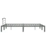 Estructura de cama de metal gris 160x200 cm de vidaXL, Camas y somieres - Ref: Foro24-284666, Precio: 108,46 €, Descuento: %