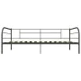 Gray metal bed frame 90x200 cm by vidaXL, Beds and slatted bases - Ref: Foro24-284674, Price: 113,29 €, Discount: %
