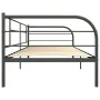 Gray metal bed frame 90x200 cm by vidaXL, Beds and slatted bases - Ref: Foro24-284674, Price: 113,29 €, Discount: %