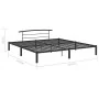 Estructura de cama de metal negro 200x200 cm de vidaXL, Camas y somieres - Ref: Foro24-284705, Precio: 89,90 €, Descuento: %