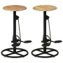 Küchenbarhocker 2 Einheiten aus massivem Mangoholz von vidaXL, Küchenhocker - Ref: Foro24-246413, Preis: 197,86 €, Rabatt: %