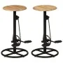 Kitchen bar stools 2 units solid mango wood by vidaXL, Kitchen stools - Ref: Foro24-246413, Price: 197,86 €, Discount: %
