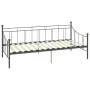 Estructura de cama de metal gris 90x200 cm de vidaXL, Camas y somieres - Ref: Foro24-284670, Precio: 102,46 €, Descuento: %