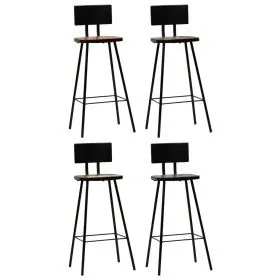 Küchenhocker 4 Stück aus massivem recyceltem Holz von vidaXL, Küchenhocker - Ref: Foro24-245393, Preis: 253,82 €, Rabatt: %