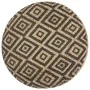 Schwarzer handgefertigter Pouf 45x30 cm aus Jute von vidaXL, Osmanen - Ref: Foro24-248086, Preis: 79,28 €, Rabatt: %