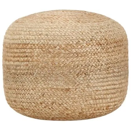 Handmade pouf 45x30 cm jute by vidaXL, Ottomans - Ref: Foro24-248071, Price: 72,82 €, Discount: %