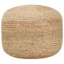 Puf hecho a mano 45x30 cm yute de vidaXL, Otomanas - Ref: Foro24-248071, Precio: 71,61 €, Descuento: %
