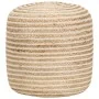 Puf hecho a mano 40x45 cm yute de vidaXL, Otomanas - Ref: Foro24-248074, Precio: 90,76 €, Descuento: %