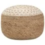 Handgewebter Jute-Pouf in Weiß 45x30 cm von vidaXL, Osmanen - Ref: Foro24-248085, Preis: 78,06 €, Rabatt: %