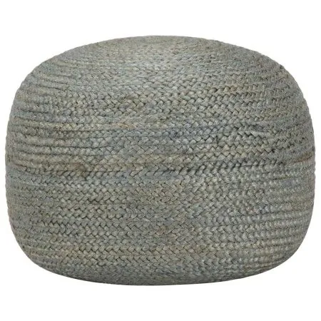 Handgewebtes Pouf in Olivgrün aus Jute, 45x30 cm. von vidaXL, Osmanen - Ref: Foro24-248083, Preis: 80,36 €, Rabatt: %