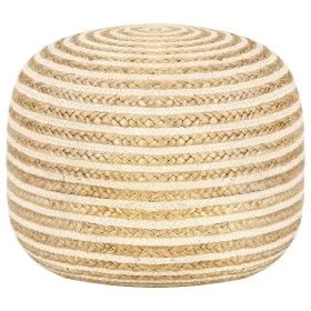 Handmade pouf 45x30 cm jute by vidaXL, Ottomans - Ref: Foro24-248073, Price: 75,81 €, Discount: %