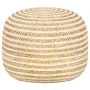 Puf hecho a mano 45x30 cm yute de vidaXL, Otomanas - Ref: Foro24-248073, Precio: 76,35 €, Descuento: %