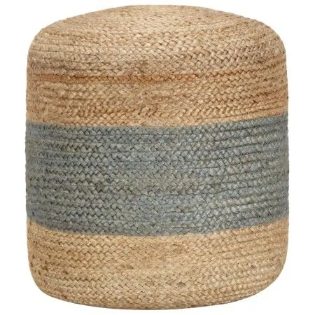 Handgefertigter olivgrüner Pouf 40x45 cm aus Jute von vidaXL, Osmanen - Ref: Foro24-248079, Preis: 75,08 €, Rabatt: %