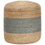 Handgefertigter olivgrüner Pouf 40x45 cm aus Jute von vidaXL, Osmanen - Ref: Foro24-248079, Preis: 75,08 €, Rabatt: %