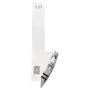 Campana extractora de pared acero vidrio templado blanco 60 cm de vidaXL, Extractores - Ref: Foro24-51676, Precio: 208,11 €, ...