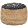 Handmade blue pouf 45x30 cm jute by vidaXL, Ottomans - Ref: Foro24-248087, Price: 61,49 €, Discount: %