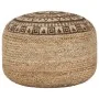 Handgewebtes braunes Pouf 45x30 cm Jute von vidaXL, Osmanen - Ref: Foro24-248088, Preis: 77,31 €, Rabatt: %
