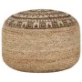 Puf tejido a mano marrón 45x30 cm yute de vidaXL, Otomanas - Ref: Foro24-248088, Precio: 77,31 €, Descuento: %