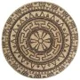 Puf tejido a mano marrón 45x30 cm yute de vidaXL, Otomanas - Ref: Foro24-248088, Precio: 77,31 €, Descuento: %