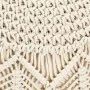 Puf de macramé hecho a mano algodón 45x30 cm by vidaXL, Ottomans - Ref: Foro24-248089, Price: 80,30 €, Discount: %